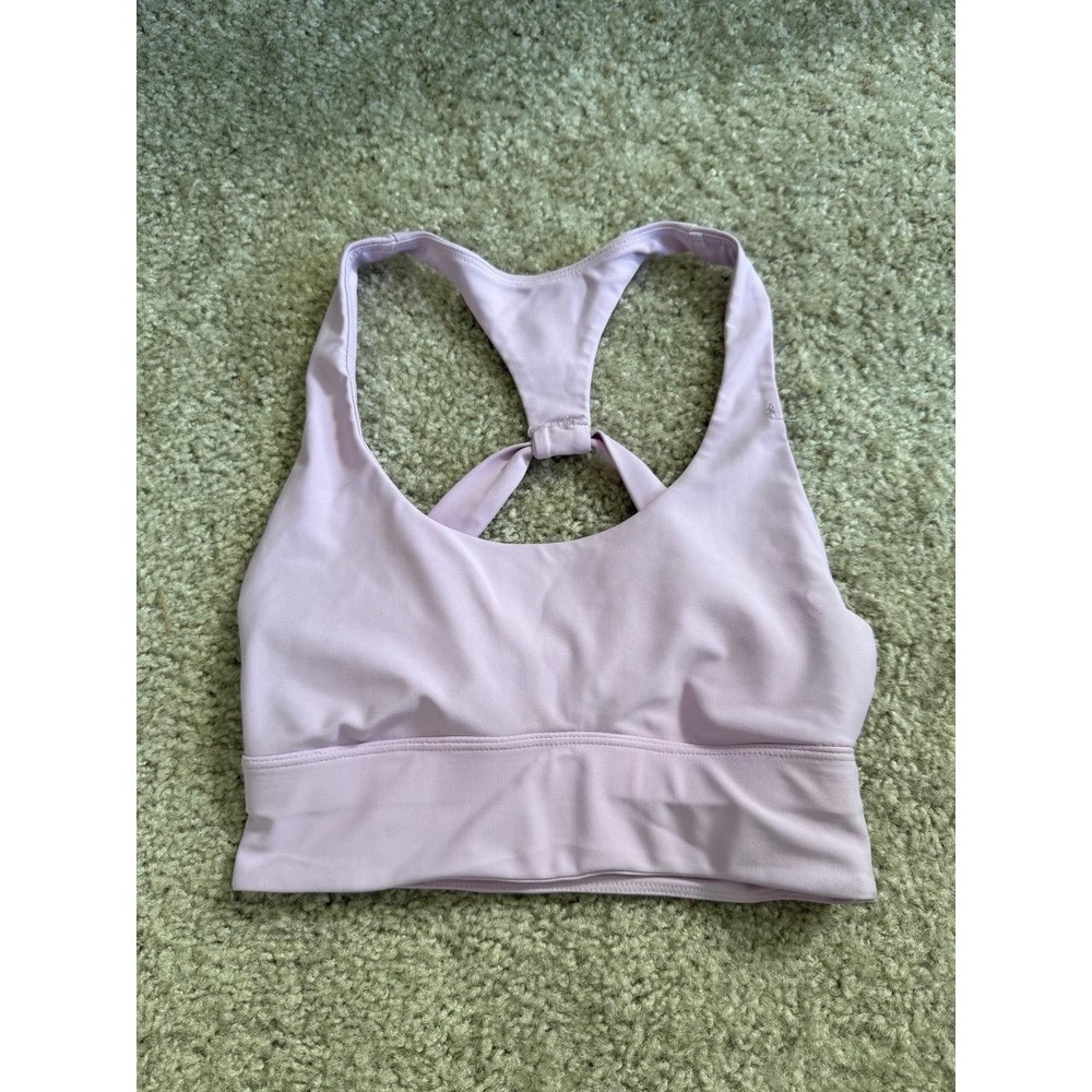 Lavender Yoga Sports Bra small